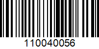 Barcode for 110040056