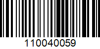 Barcode for 110040059