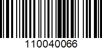 Barcode for 110040066