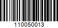 Barcode for 110050013