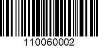 Barcode for 110060002