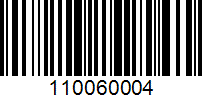 Barcode for 110060004