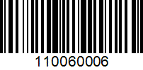 Barcode for 110060006