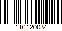 Barcode for 110120034