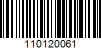 Barcode for 110120061