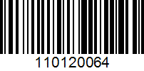 Barcode for 110120064