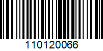 Barcode for 110120066