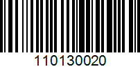 Barcode for 110130020