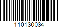 Barcode for 110130034
