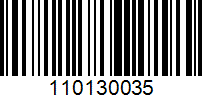 Barcode for 110130035