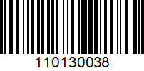 Barcode for 110130038