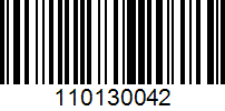Barcode for 110130042