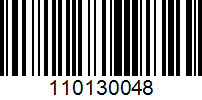 Barcode for 110130048