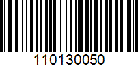 Barcode for 110130050