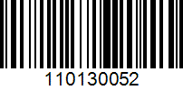 Barcode for 110130052