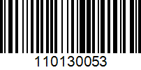 Barcode for 110130053