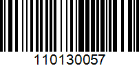 Barcode for 110130057
