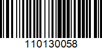 Barcode for 110130058