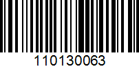 Barcode for 110130063