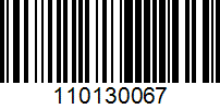 Barcode for 110130067