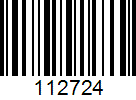 Barcode 112724