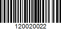 Barcode for 120020022