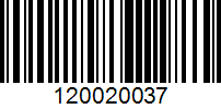 Barcode for 120020037