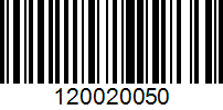 Barcode for 120020050