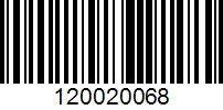 Barcode for 120020068