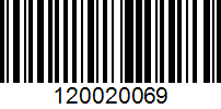 Barcode for 120020069