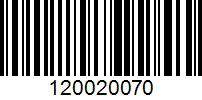 Barcode for 120020070