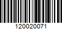 Barcode for 120020071