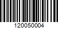 Barcode for 120050004