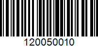 Barcode for 120050010