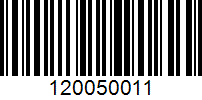 Barcode for 120050011