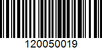 Barcode for 120050019