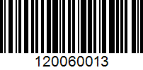Barcode for 120060013