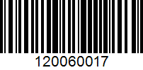 Barcode for 120060017