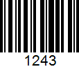 Barcode 1243