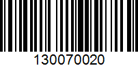 Barcode for 130070020