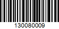 Barcode for 130080009