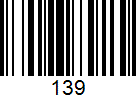 Barcode 139