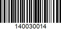 Barcode for 140030014