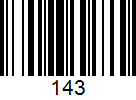 Barcode 143