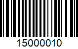 Barcode 15000010