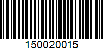 Barcode for 150020015