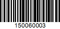 Barcode for 150060003