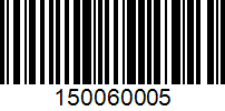 Barcode for 150060005