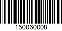 Barcode for 150060008