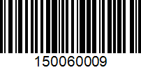 Barcode for 150060009